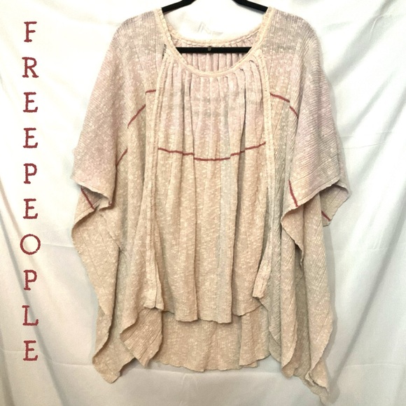 Free People Sweaters - FREE PEOPLE 🤎 Knit Sweater Poncho